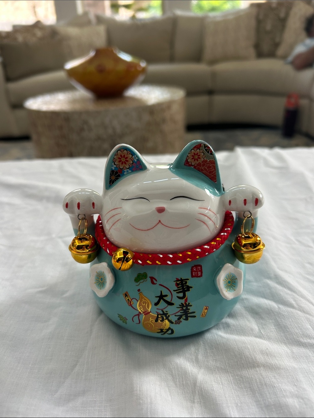 Lucky Cat piggy bank - Picture 3 of 4